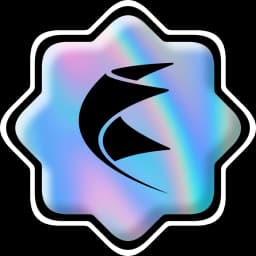 iridescent sail sticker
