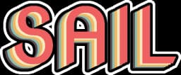 retro sail sticker